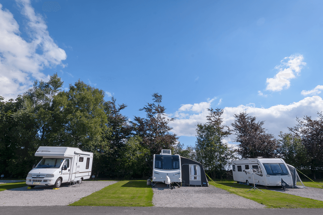 Hard-standing serviced motorhome pitches